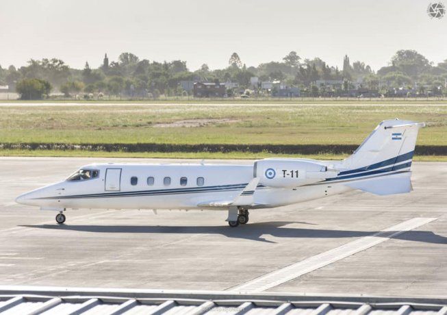 T-11. El Learjet 60 SE arribó al país la semana pasada, fabricado por la empresa canadiense Bombardier en 2006.&nbsp;