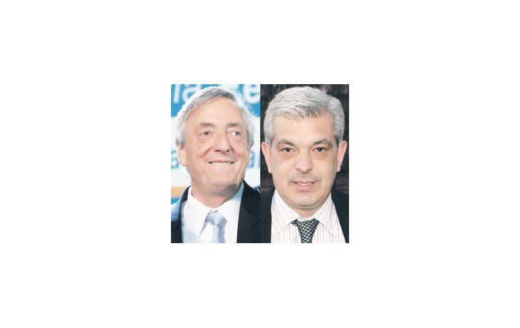 Néstor Kirchner y Julián Domínguez