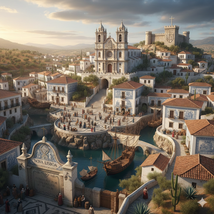 Así se vería Zacatecas si hubiese sido colonia portuguesa, según la Inteligencia Artificial