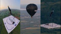 Increíble: hizo acrobacias a 1500 metros de altura sin paracaídas ni arnes