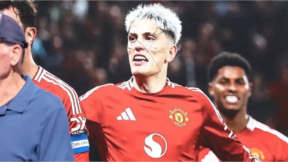 They vandalized a Garnacho mural at the Manchester United stadium