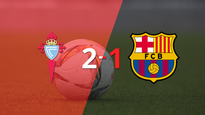 doblete de gabriel veiga en el triunfo 2-1 de celta frente a barcelona