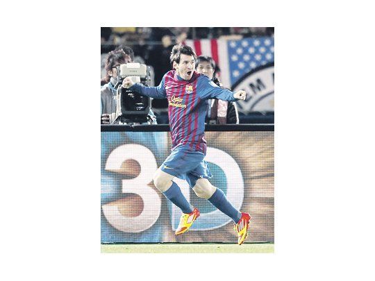 Lionel Messi en 3D mostrando todo su talento