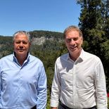 Rolando Figueroa y Diego Santilli se reunieron en Villa la Angostura, Neuquén. Rolando Figueroa y Diego Santilli se reunieron en Villa la Angostura, Neuquén.
