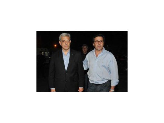 Domínguez arriba al Hospital Rawson de la capital sanjuanina.