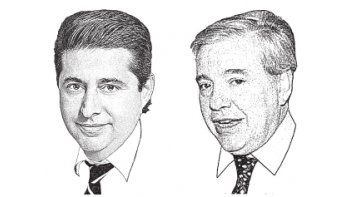 Daniel Angelici y Jorge Enríquez