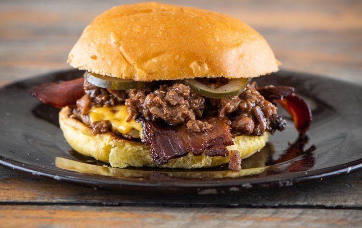 cheeseburguer con bacon