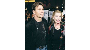 El fallecido actor Patrick Swayze con su esposa Lisa Niemi, en una de sus últimas apariciones públicas.