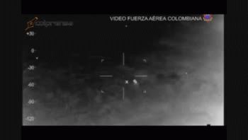 El ataque al campamento FARC, desde el aire