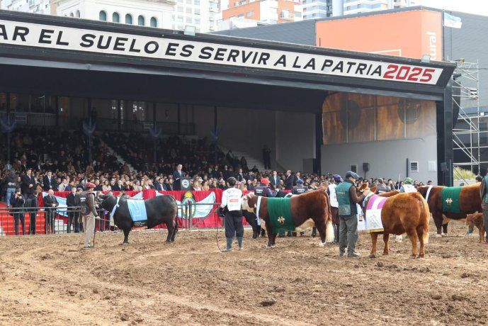 El titular de ls Sociedad Rural Argentina, Nicolás Pino, celebró la baja de las retenciones. 