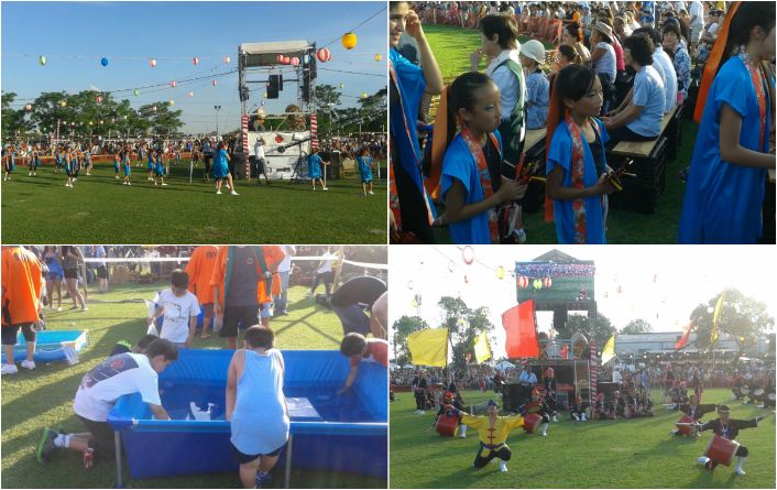 Los niños y jóvenes, mas allá de su ascendencia, son siempre protagonistas de los festejos.