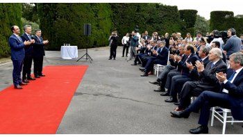 Macri recibió a referentes de la UCR en la Quinta de Olivos