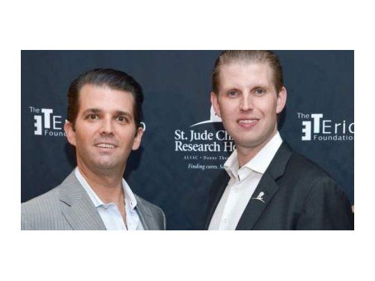 Donald Jr. y Eric serán quienes llevarán adelante el impero Trump.