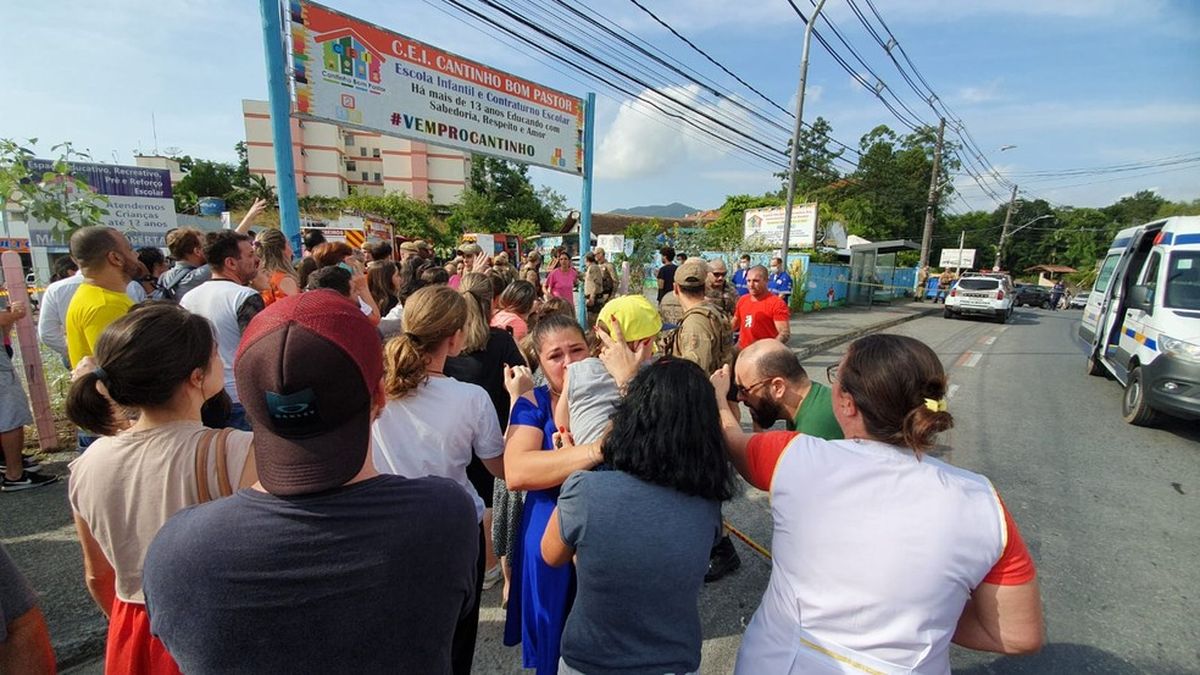A man killed four children in a kindergarten in Brazil