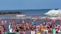 El meteotsunami que azotó Santa Clara del Mar se originó por un cambio brusco en la presión atmosférica.