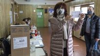 cristina kirchner voto en rio gallegos: a la tarde vuela a buenos aires