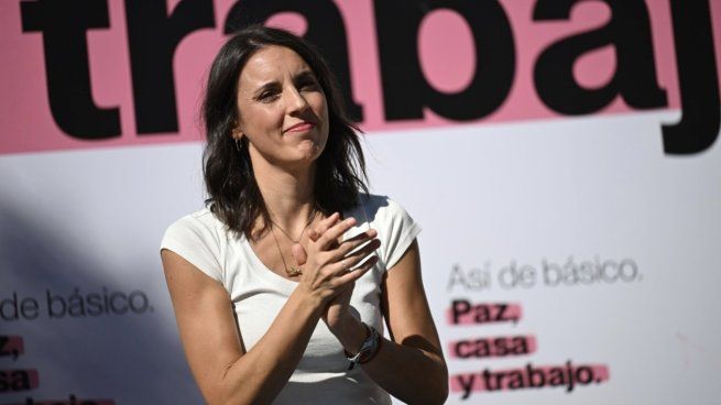 Irene Montero, lidereza de Podemos.