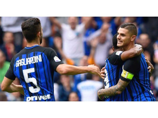 Icardi abrió el marcador para Inter.