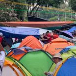 Sigue el plantón de la CNTE en CDMX. Sigue el plantón de la CNTE en CDMX.