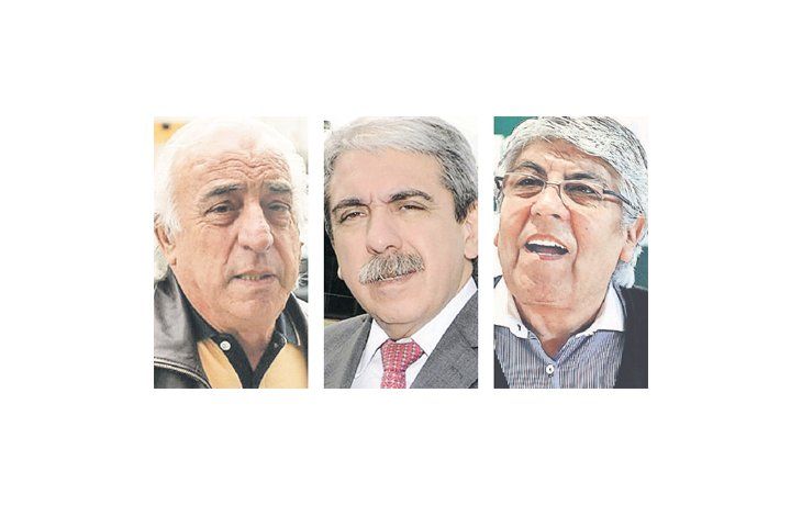 ámbito.com | Roberto Fernández, Aníbal Fernández y Hugo Moyano