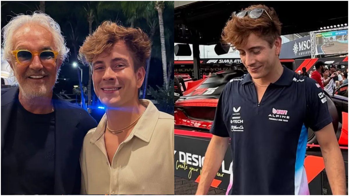 The double of Franco Colapinto that was rage in the Miami GP and slipped into the Alpine boxes