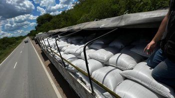 la aduana desbarato contrabando de mas de 90 toneladas de cereales por mas de $5 millones