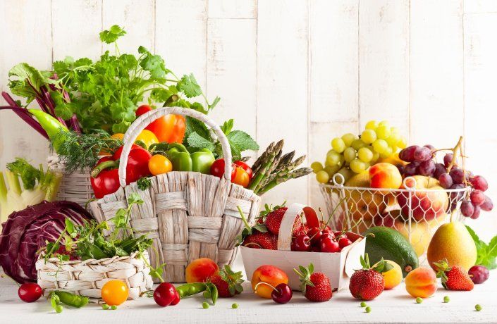 Diet rich in fiber, fruits and vegetables. Diet rich in fiber, fruits and vegetables.