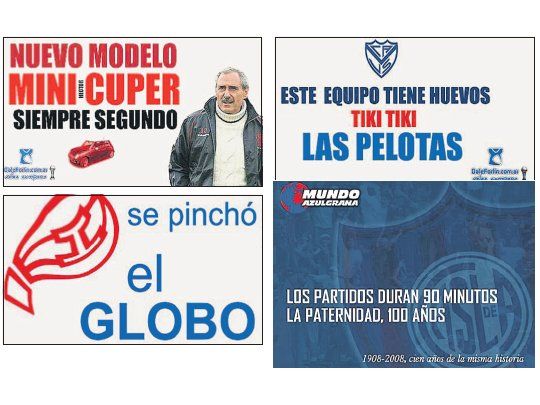 El folclore de los afiches inundó la Web