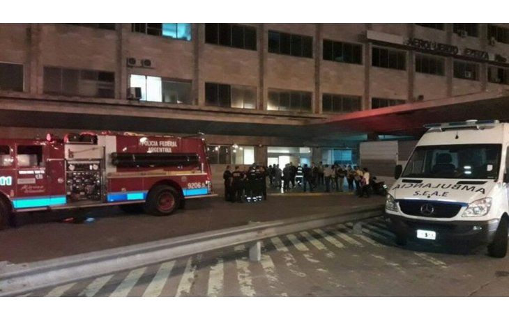 Desviaron vuelos por principio de incendio en el aeropuerto de Ezeiza