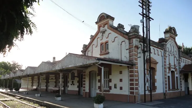 Suipacha train station. Suipacha train station.