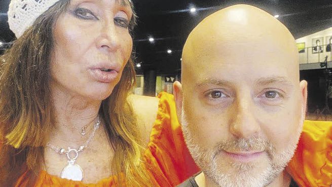 Julio César. Moria Casán, que tendrá el protagónico, y José Muscari.