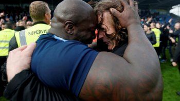La Bestia, el jugador de más de 100 kilos que logró ascender a la segunda división del fútbol inglés.