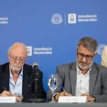 Canelones, San José y Montevideo firmaron un acuerdo de manejo de residuos en el área metropolitana. Canelones, San José y Montevideo firmaron un acuerdo de manejo de residuos en el área metropolitana.