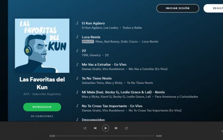 La lista de Agüero