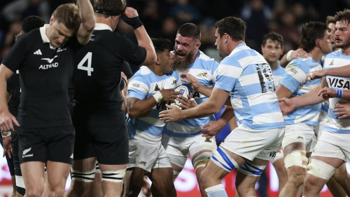 Historic triumph: The Pumas defeated the All Blacks for the first time in Argentina