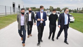 Las autoridades presentes en la entrega de $60 millones no reembolsables al Parque Industrial Tecnológico Aeronáutico (PITAM).