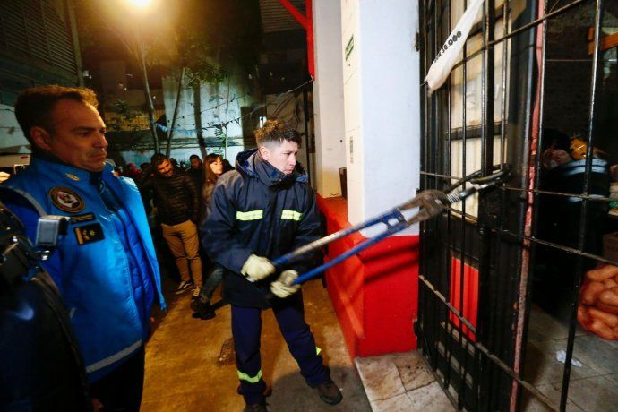 El desalojo se realizó el jueves por la mañana.