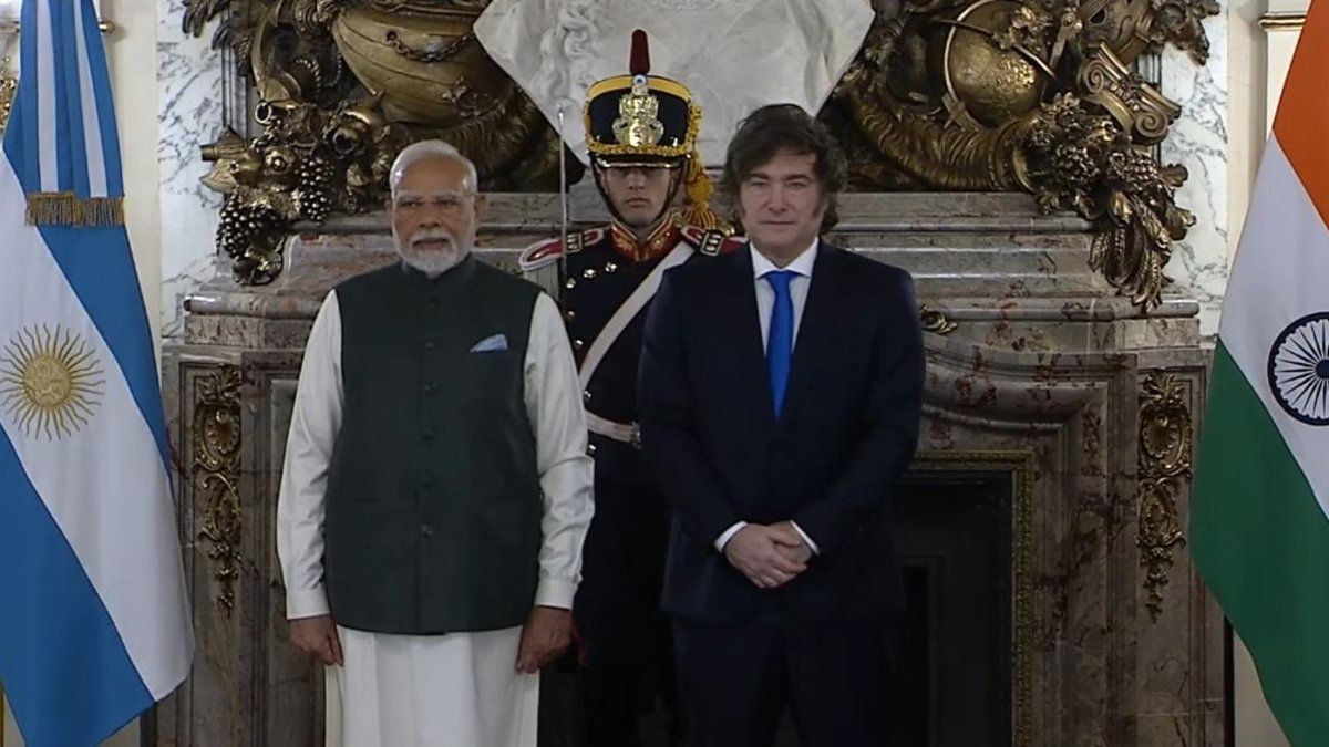 Javier Milei recibió a Narendra Modi, el primer ministro de India
