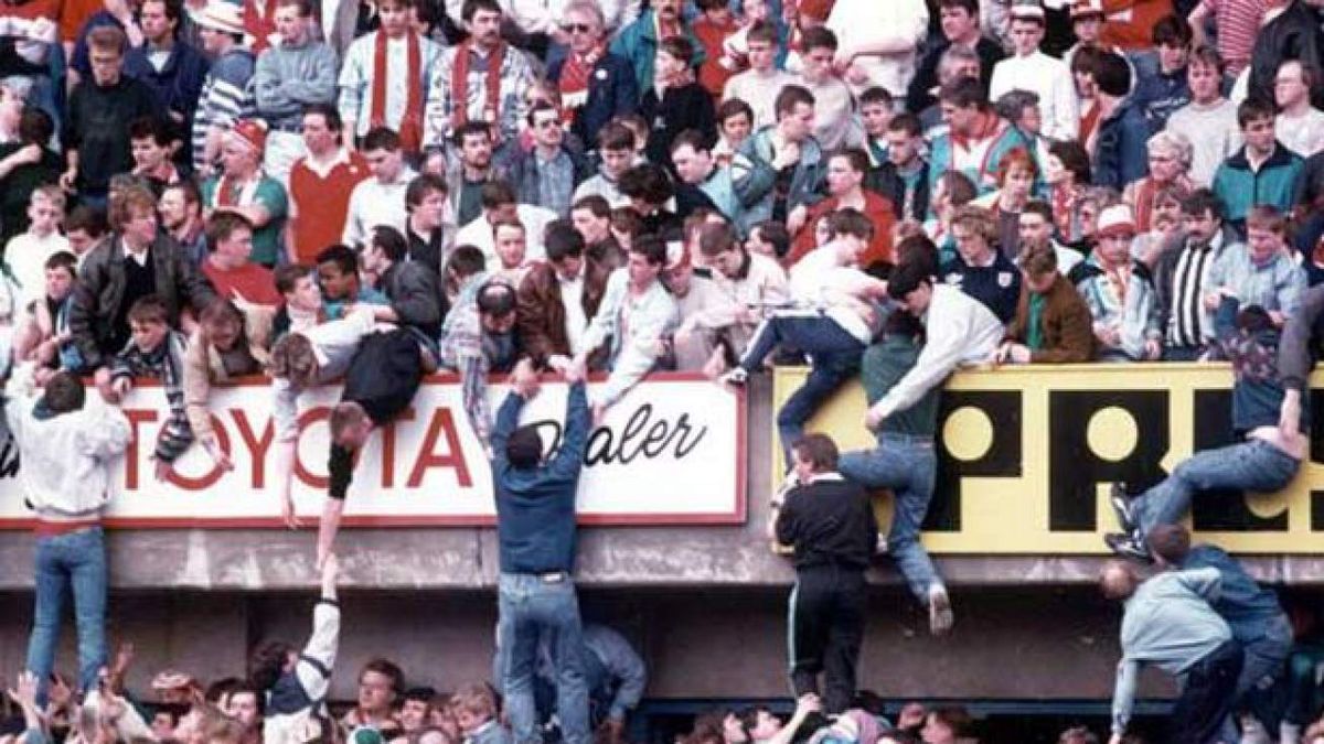 Trapped fans and a human avalanche that claimed the lives of 96 fans in the worst tragedy of English football