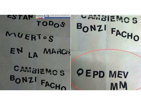 Tras recibir la carta, los dirigentes políticos matanceros lo denunciaron ante la policía y la Justicia.