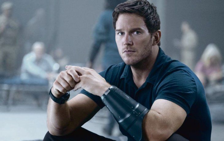 Chris Pratt. El líder de una guerra que se libra en el futuro.