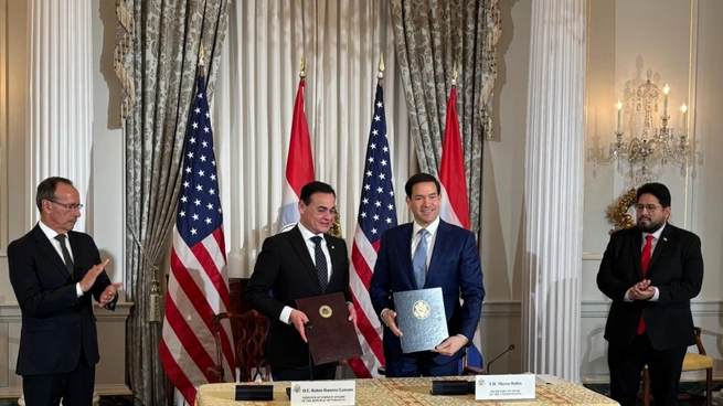 EEUU y Paraguay firmaron un acuerdo de seguridad nacional, para combatir el narcotráfico y el terrorismo.