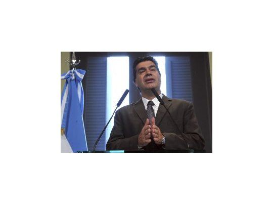 Jorge Capitanich.