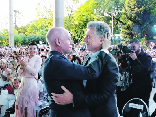 El Jefe de Gobierno porteño Horacio Rodríguez Larreta y el expresidente Mauricio Macri.
