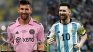 Messi with his two shirts, that of Inter Miami and the Argentine national team. Messi with his two shirts, that of Inter Miami and the Argentine national team.