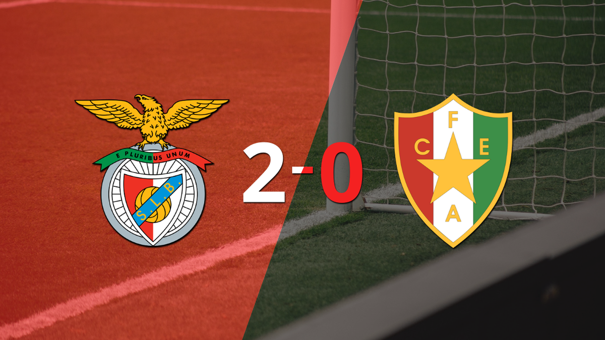At home, Benfica beat Estrela Amadora 2-0