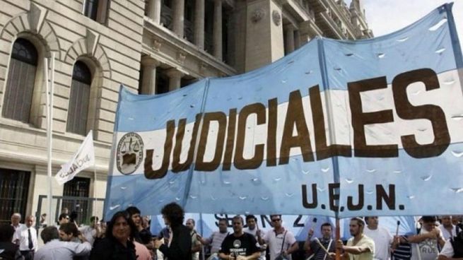 Los trabajadores judiciales reclaman una mejora salarial.