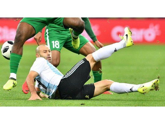 Mascherano sufrió un desgarro.