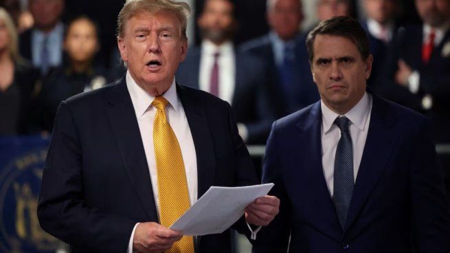 Donald Trump habló tras ser condenado por un jurado en EEUU. 