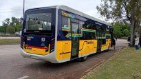 la ciudad pone en marcha el trambus, el nuevo sistema de colectivos electricos y sustentables